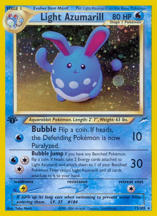 Light Azumarill Holo 13 Normal