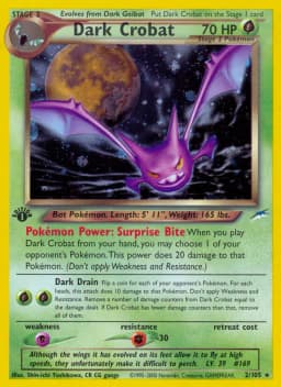 Dark Crobat Holo