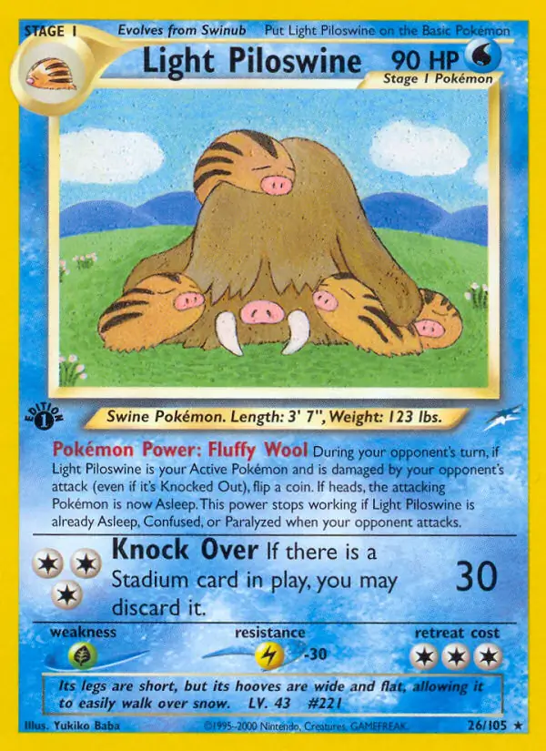 Light Piloswine 26