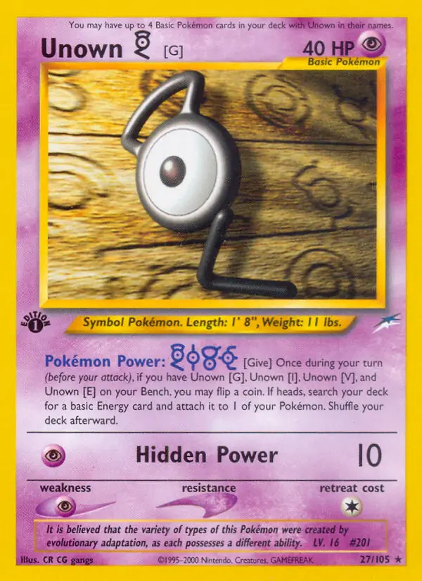 Unown [G] 27