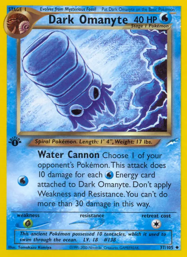 Dark Omanyte 37 Normal
