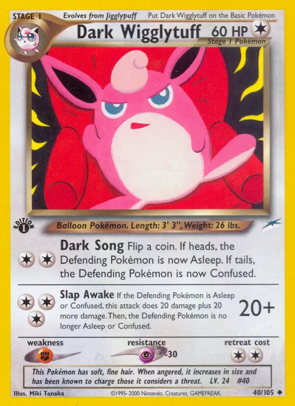 Dark Wigglytuff 40 Normal