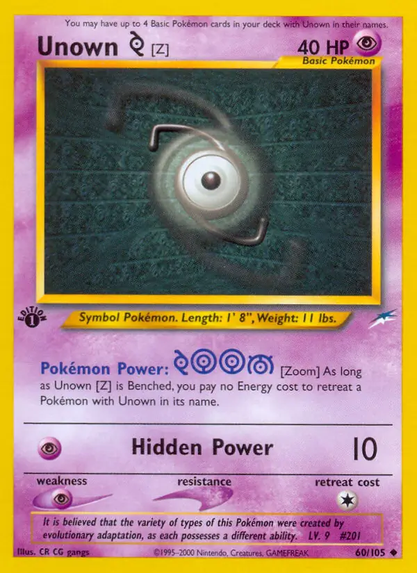 Unown [Z] 60 Normal