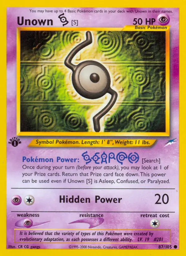 Unown [S] 87 Normal