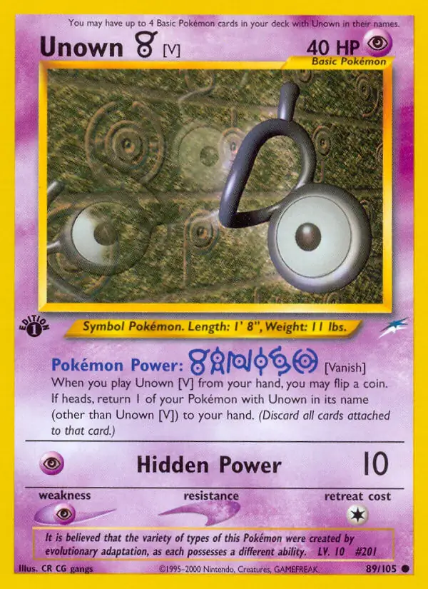 Unown [V] 89