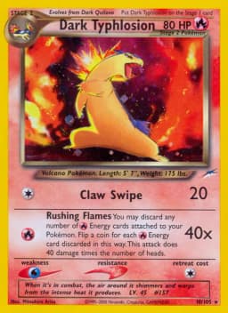 Dark Typhlosion Holo