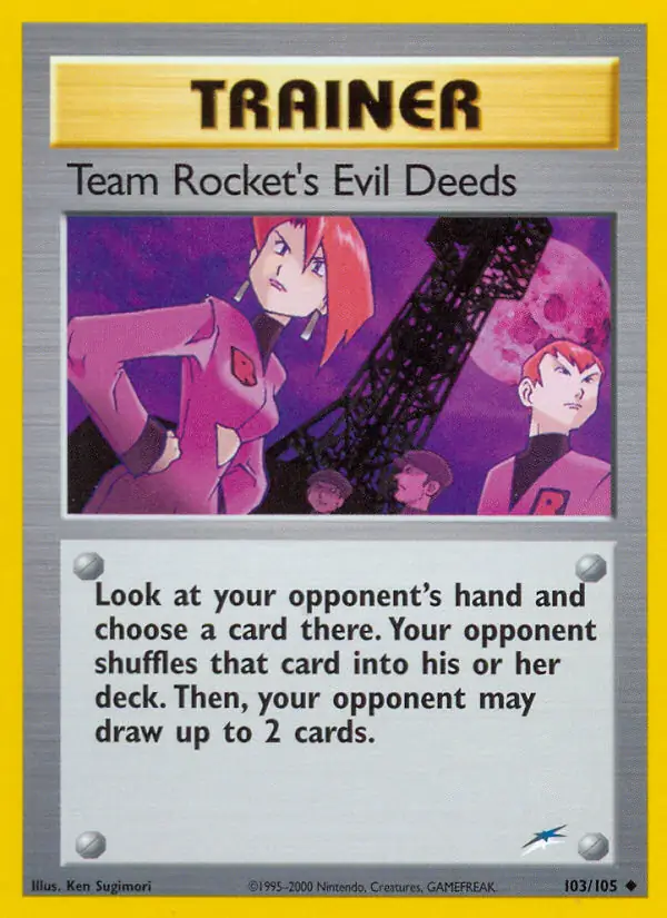 Team Rocket's Evil Deeds 103 Normal