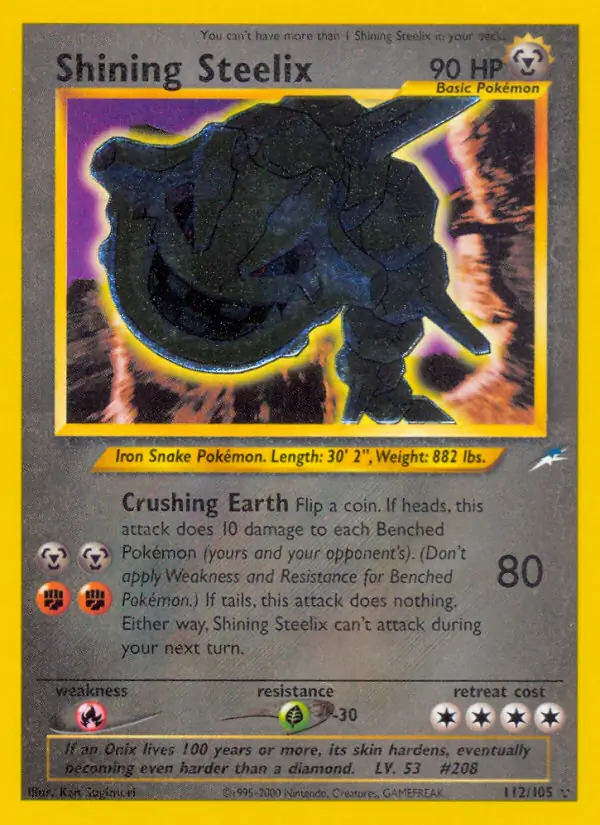 Shining Steelix Secret 112