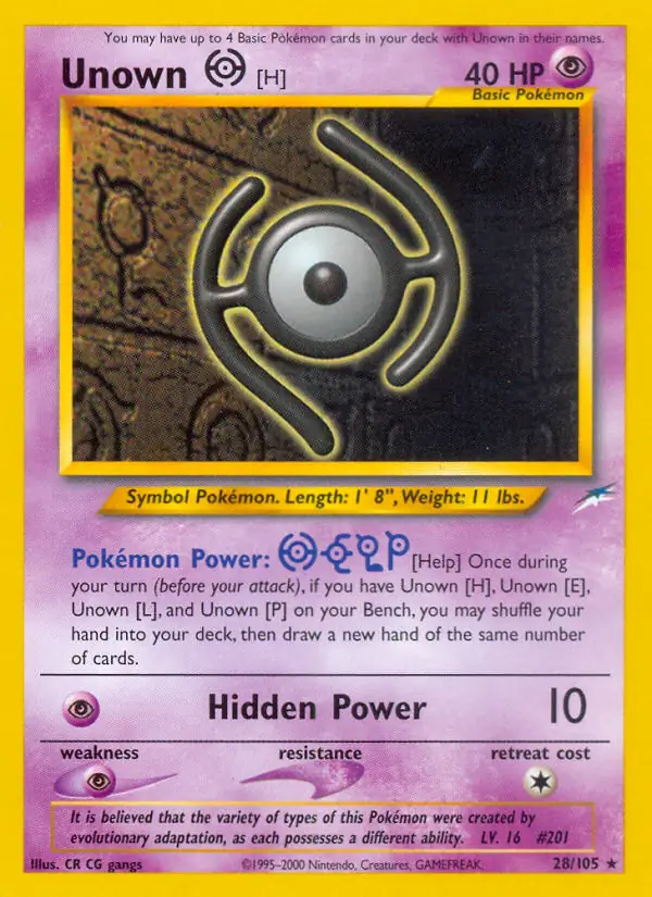 Unown [H] 28