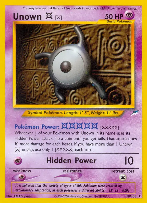 Unown [X] 30