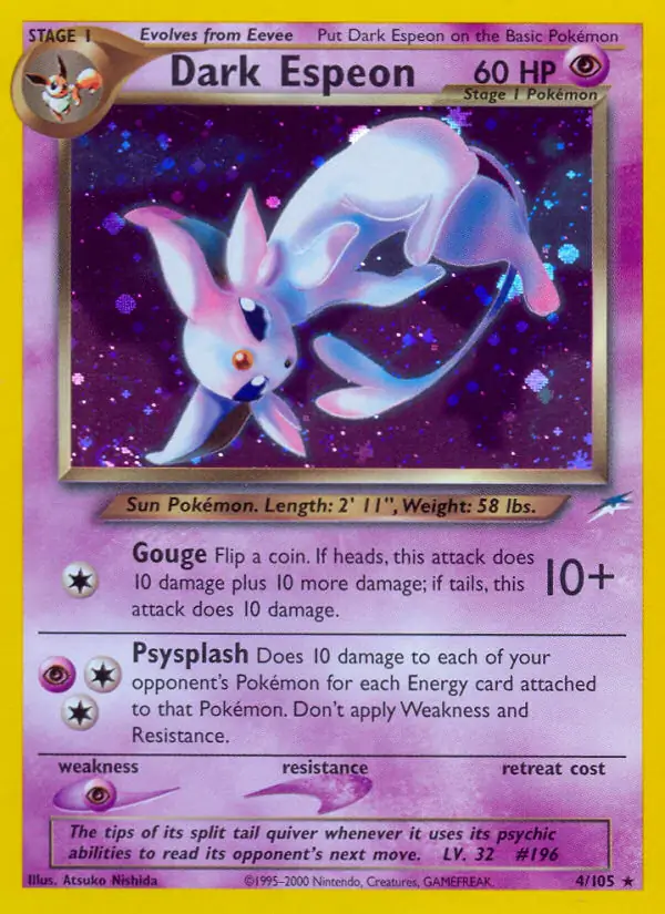 Dark Espeon Holo 4