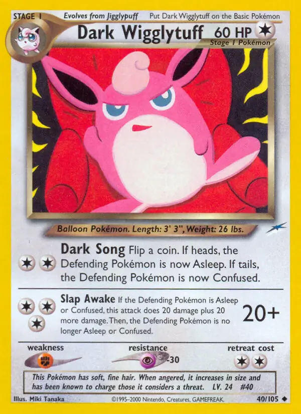 Dark Wigglytuff 40 Normal