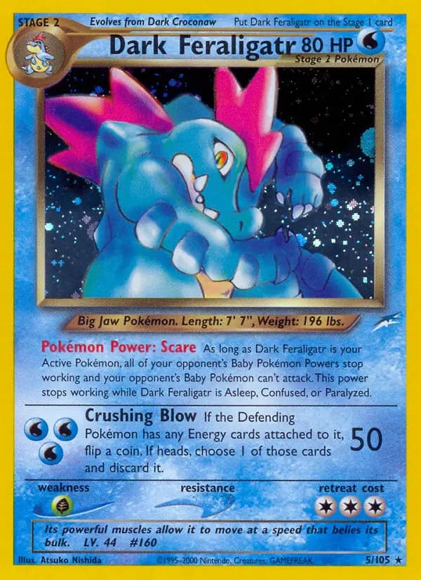 Dark Feraligatr Holo 5