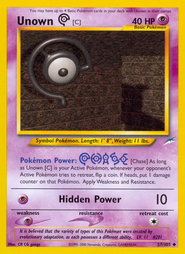 Unown [C] 57 Normal
