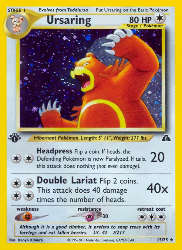 Ursaring Holo 15 Normal
