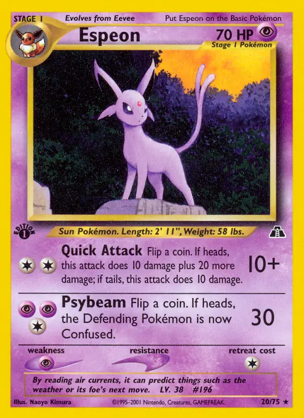 Espeon 20 Normal