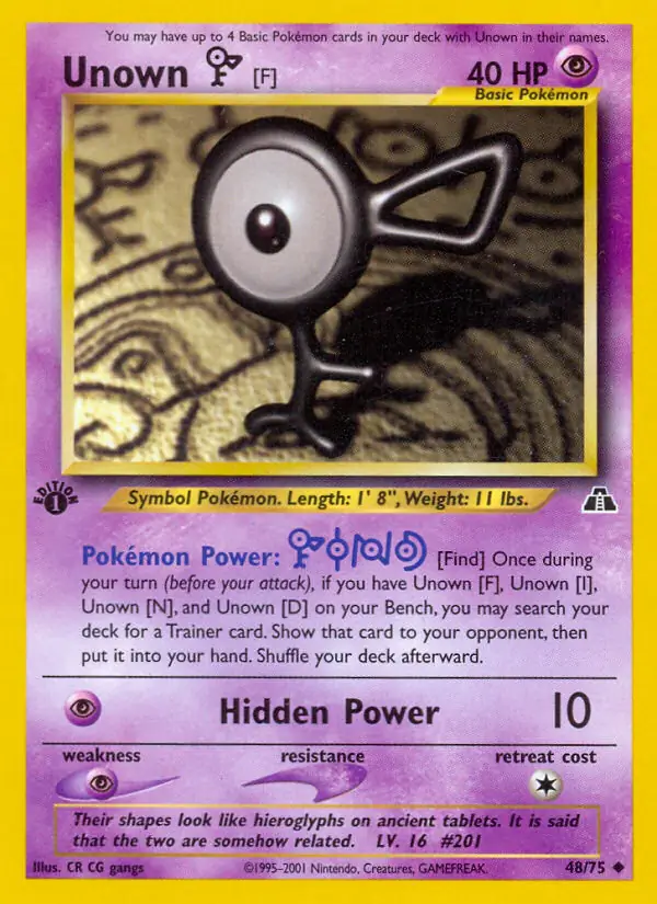 Unown [F] 48 Normal