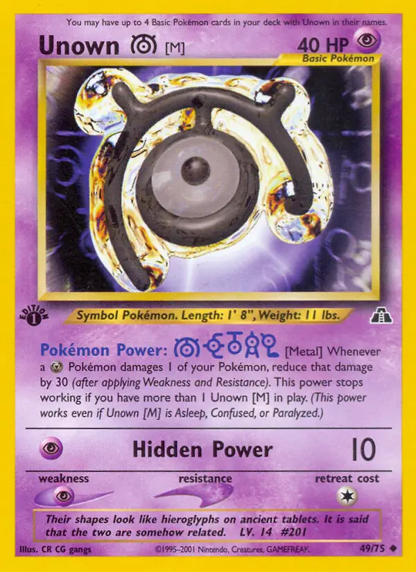 Unown [M] 49 Normal