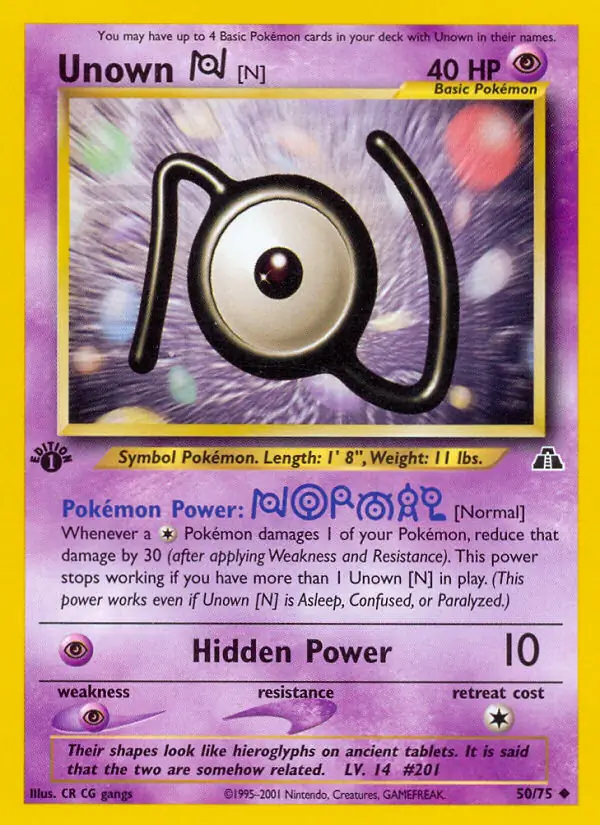 Unown [N] 50 Normal