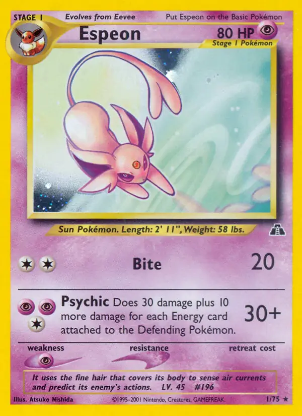 Espeon Holo 1