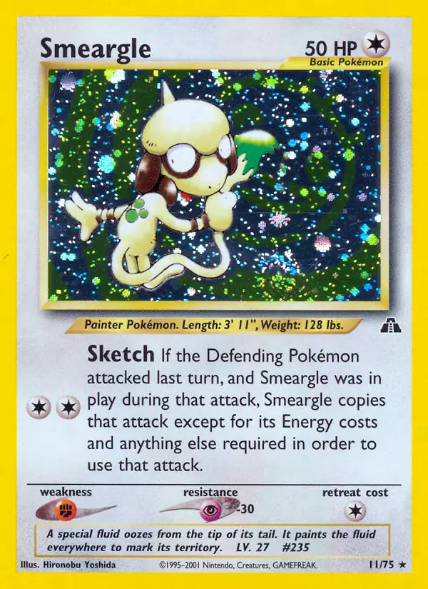Smeargle Holo 11