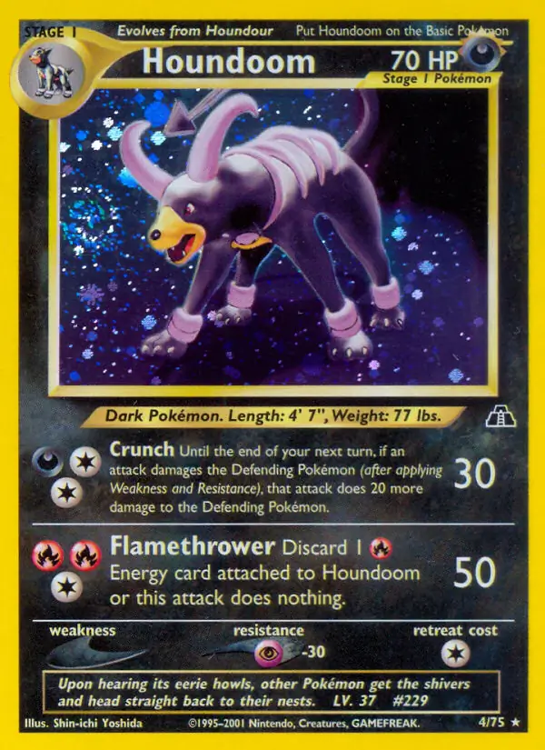 Houndoom Holo 4