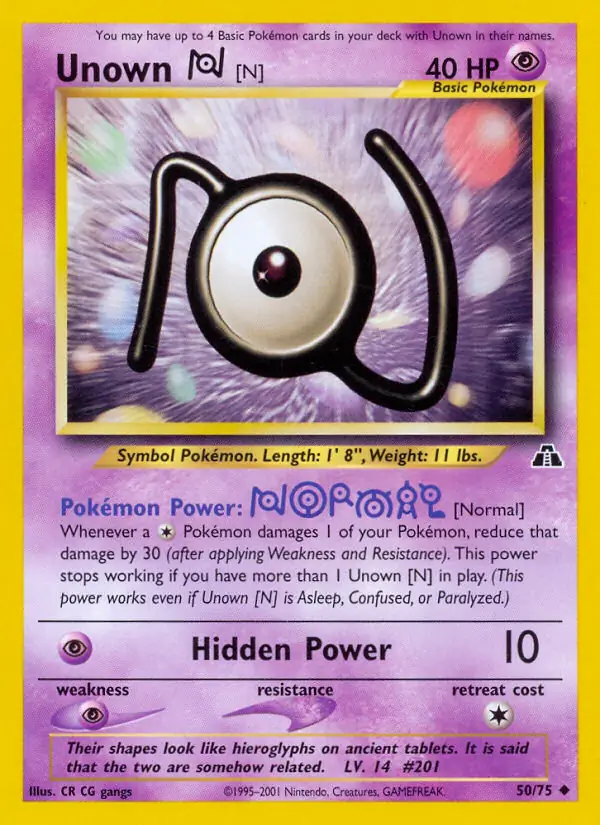 Unown [N] 50