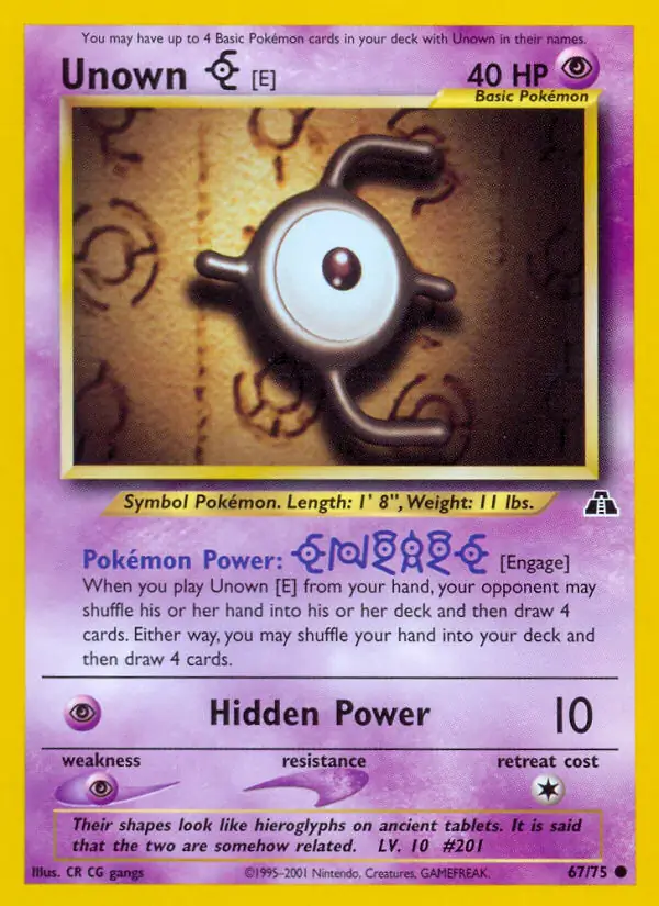 Unown [E] 67