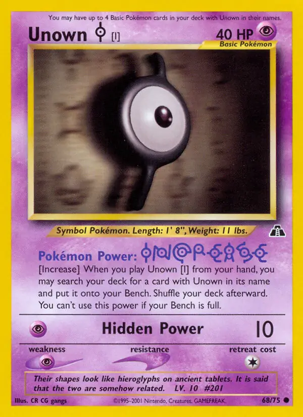 Unown [I] 68 Normal