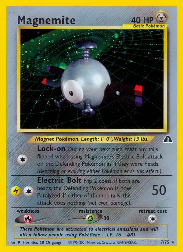 Magnemite Holo 7 Normal