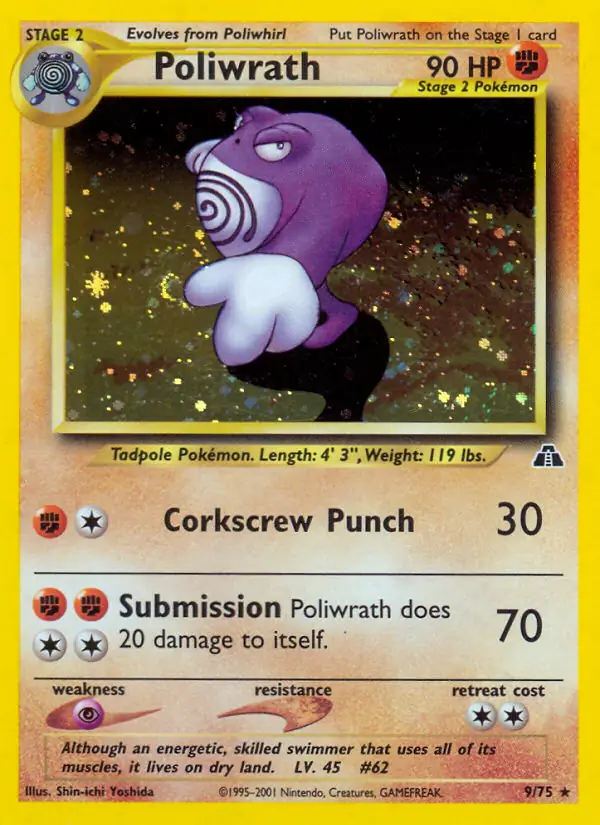 Poliwrath Holo 9 Normal