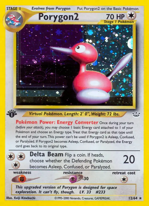 Porygon2 Holo 12