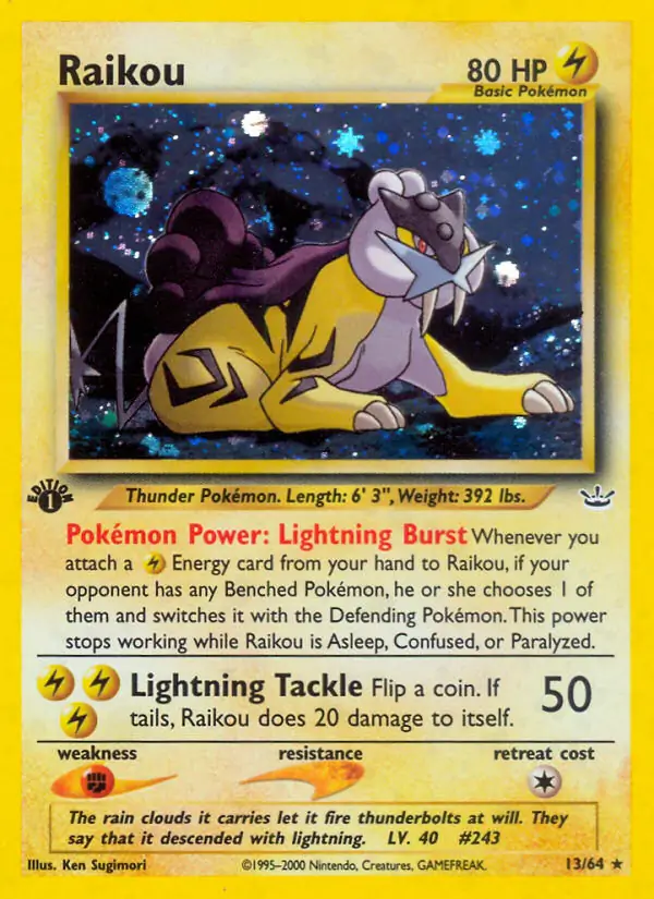 Raikou Holo 13 Normal
