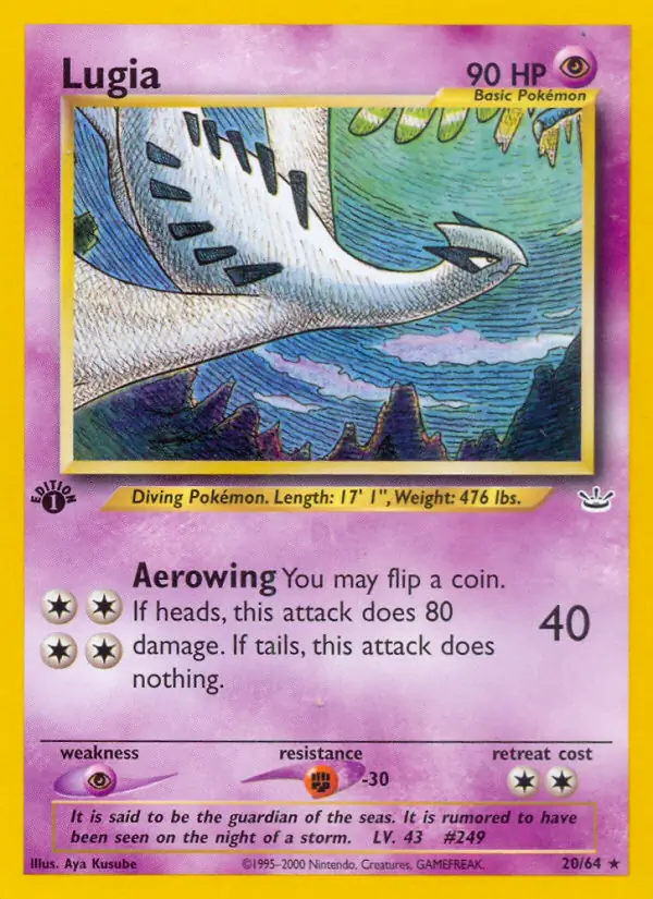 Lugia 20 Normal