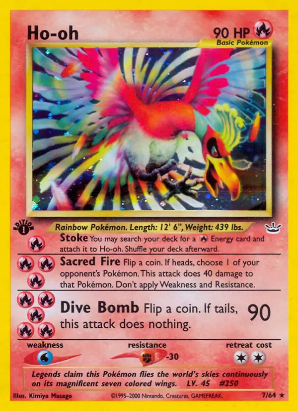 Ho-oh Holo 7 Normal