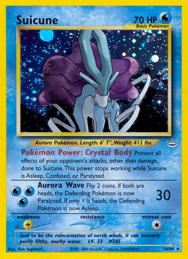 Suicune Holo 14