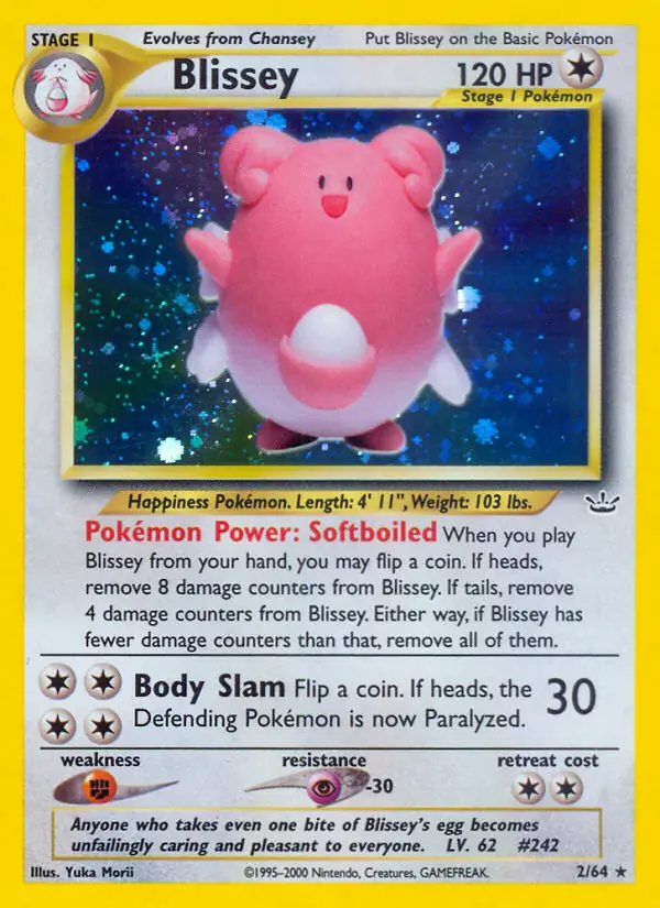 Blissey Holo 2 Normal