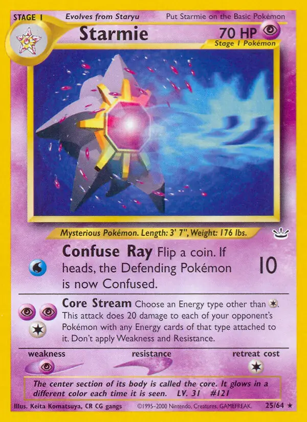 Starmie 25 Normal