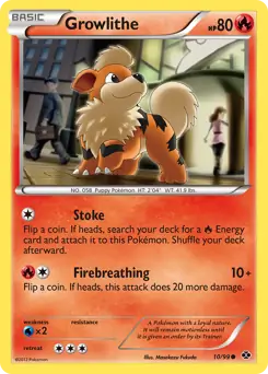 Growlithe 10 Normal