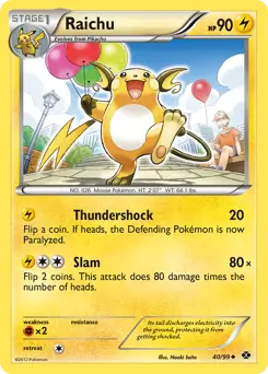Raichu 40 Normal