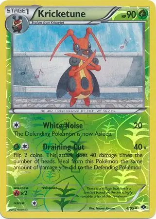 Kricketune Reverse Holo 4 Normal
