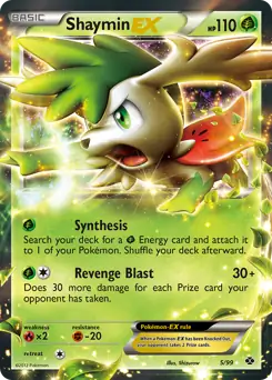 Shaymin EX 5 Normal