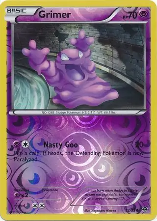 Grimer Reverse Holo 52 Normal