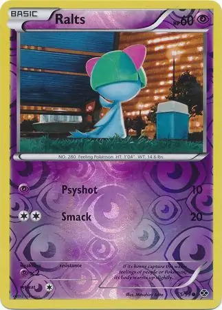 Ralts Reverse Holo 55 Normal