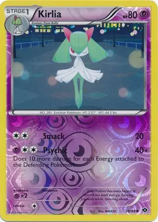 Kirlia Reverse Holo 56