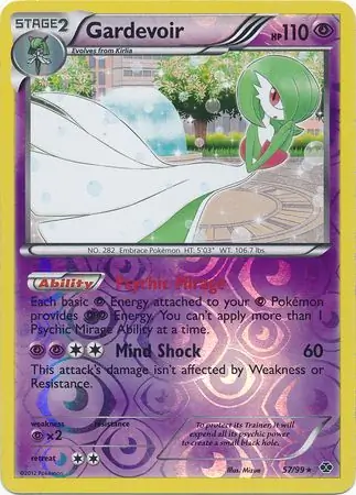 Gardevoir Reverse Holo 57 Normal