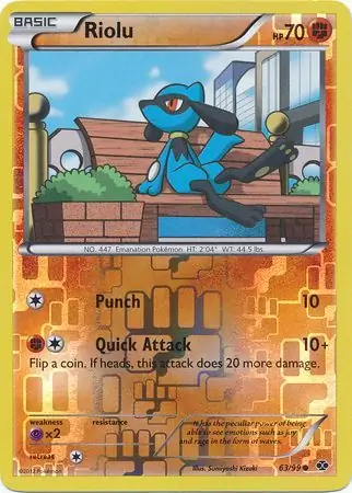 Riolu Reverse Holo 63