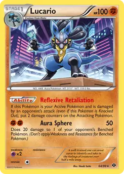 Lucario Holo 64 Normal