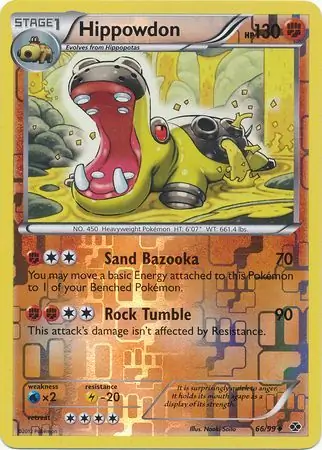Hippowdon Reverse Holo 66 Normal