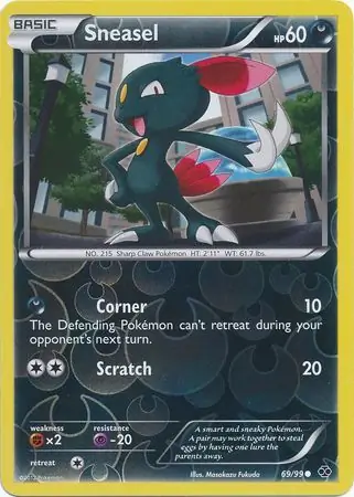 Sneasel Reverse Holo 69 Normal